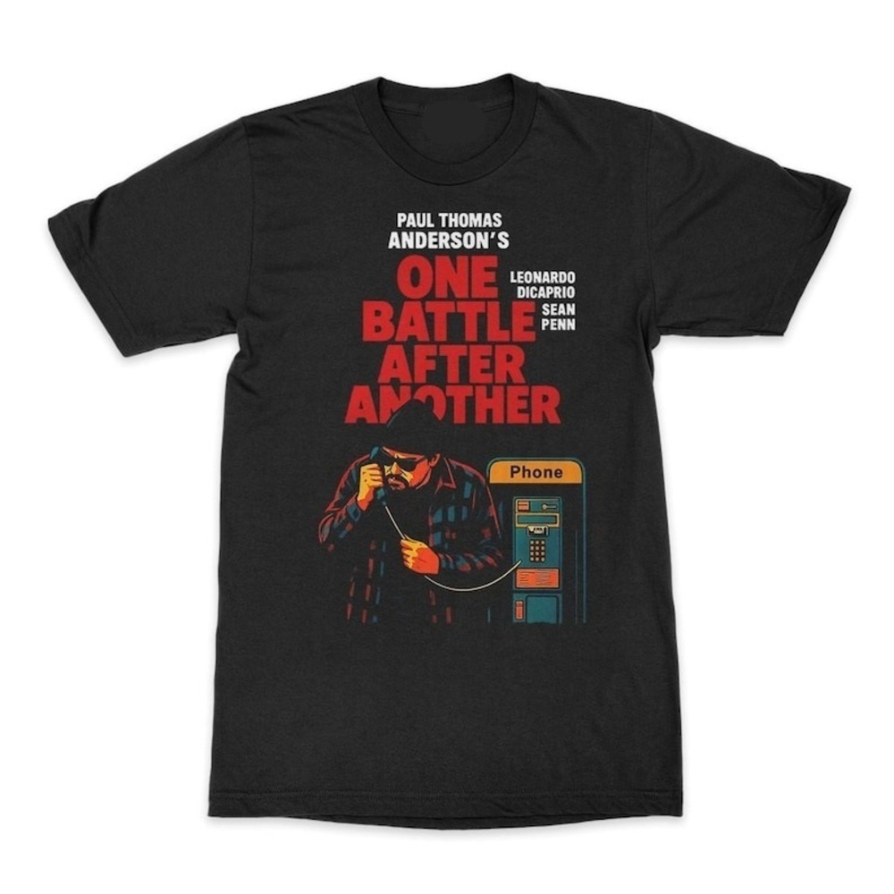 One Battle After Another T-shirt 2025, Leonardo DiCaprio-shirt